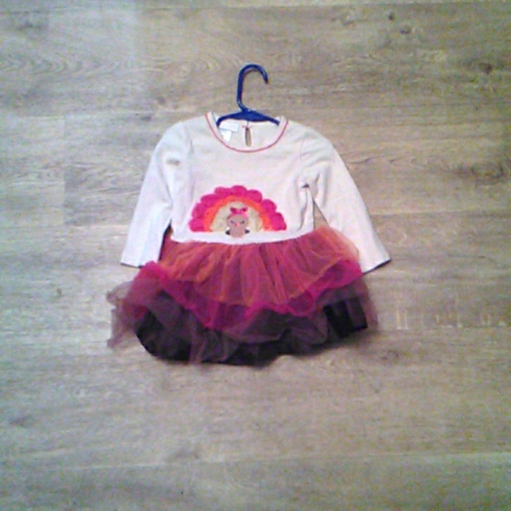 Toddler turkey thanksgiving dress